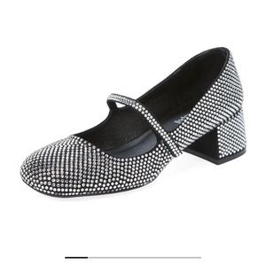 Jeffrey Campbell Rhinestone Regal Mary Jane Pumps